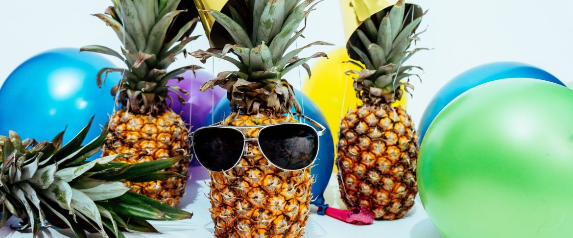 New Years party pineapples